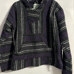Purple and Black Baja Joe Sweater